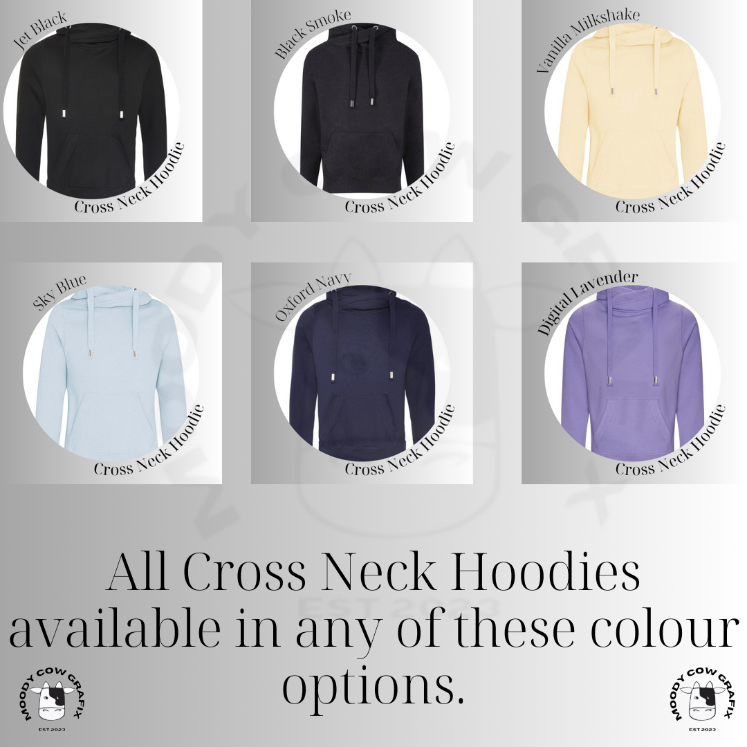 Custom Design - Cross Neck Hibernate Style Hoodie - Two for the Road 2026