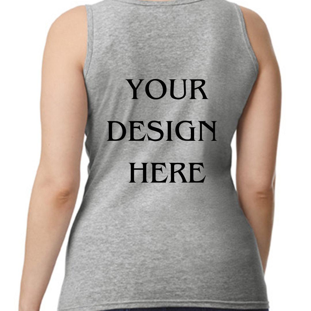 Personalised / Custom Design Ladies Vest / Tank Top
