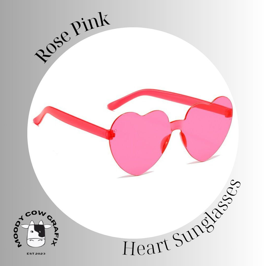 Personalised Heart Sunglasses - Arm Personalisation - The Circus - Summer 2026
