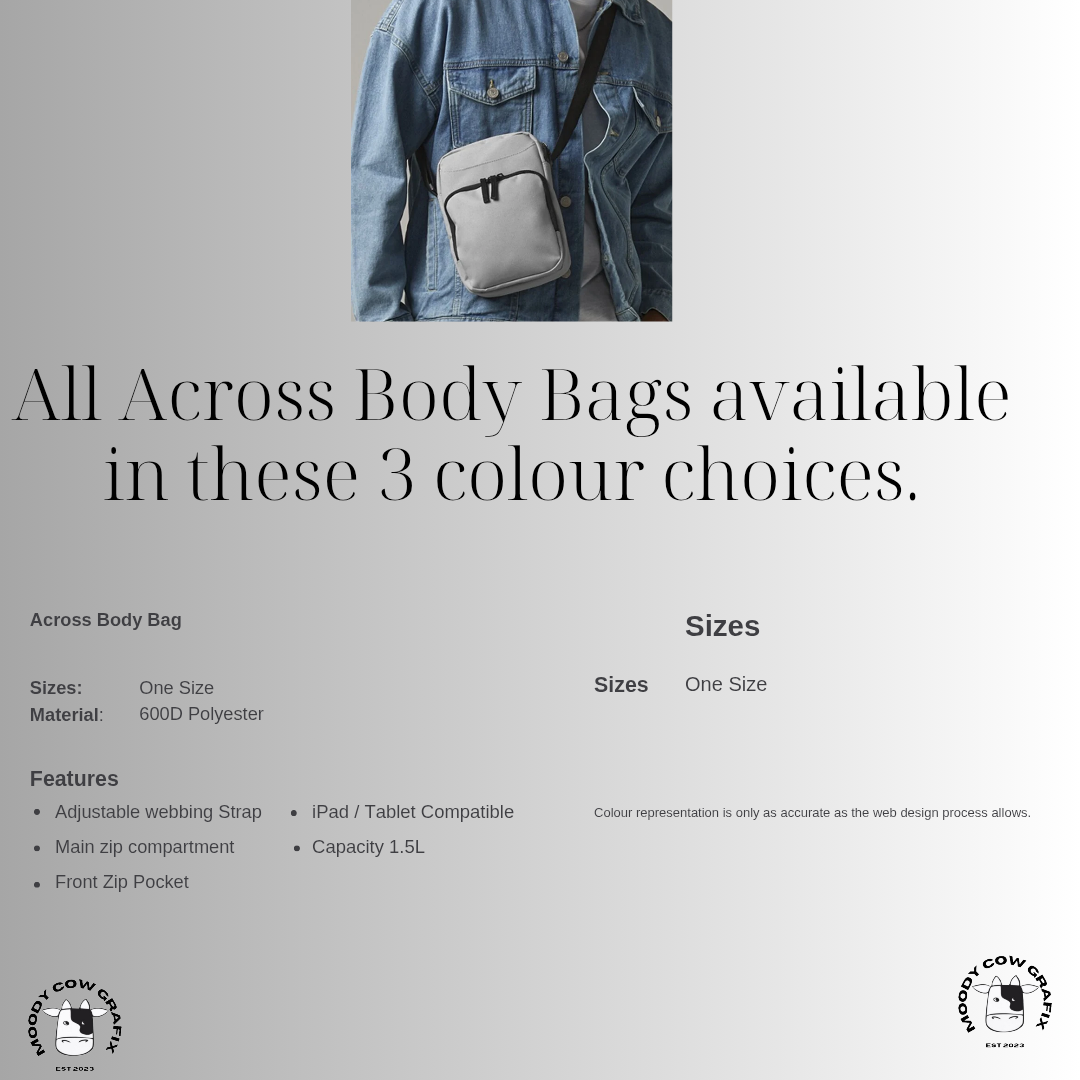 Custom Design Across Body Bag - The Circus- Summer 2026