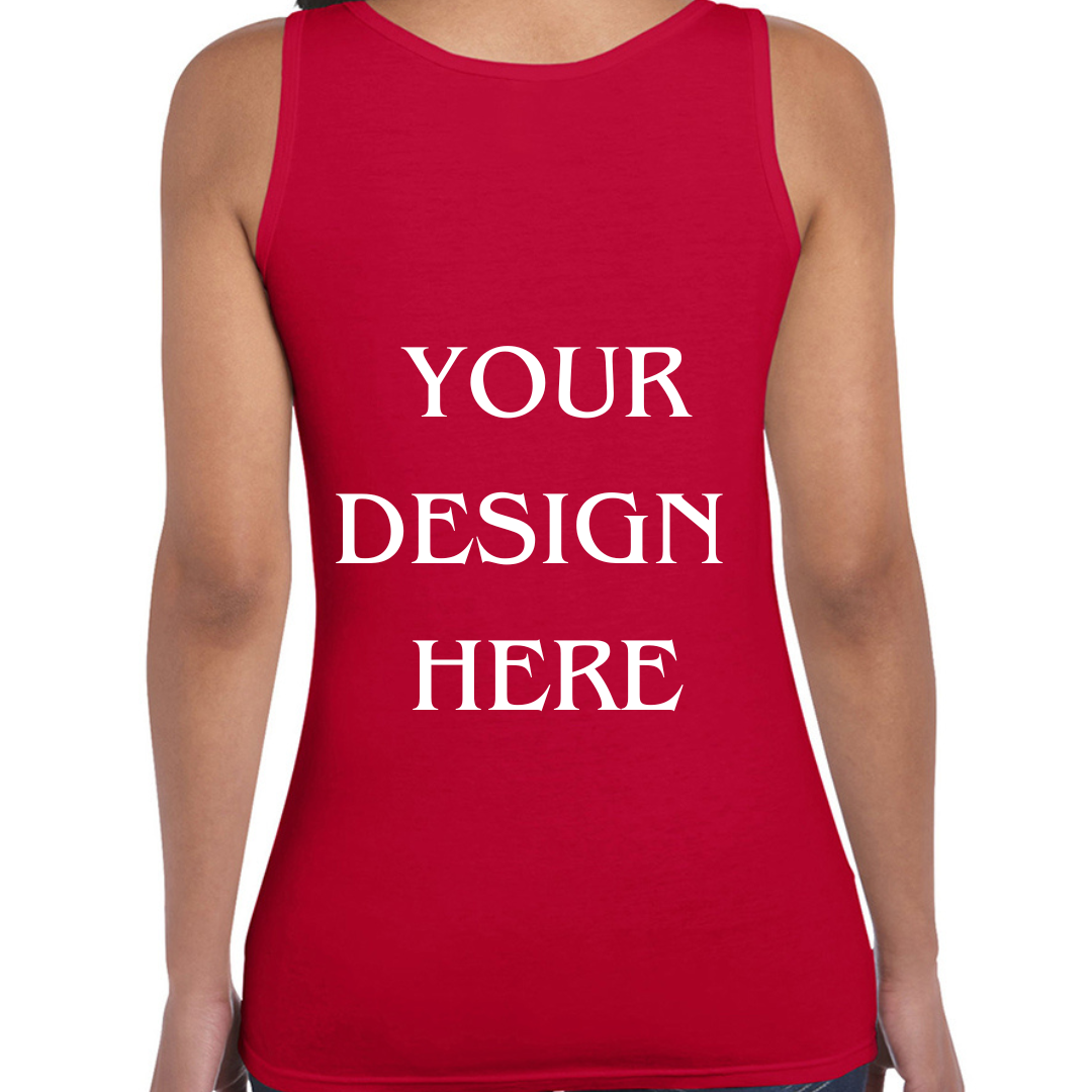 Personalised / Custom Design Ladies Vest / Tank Top