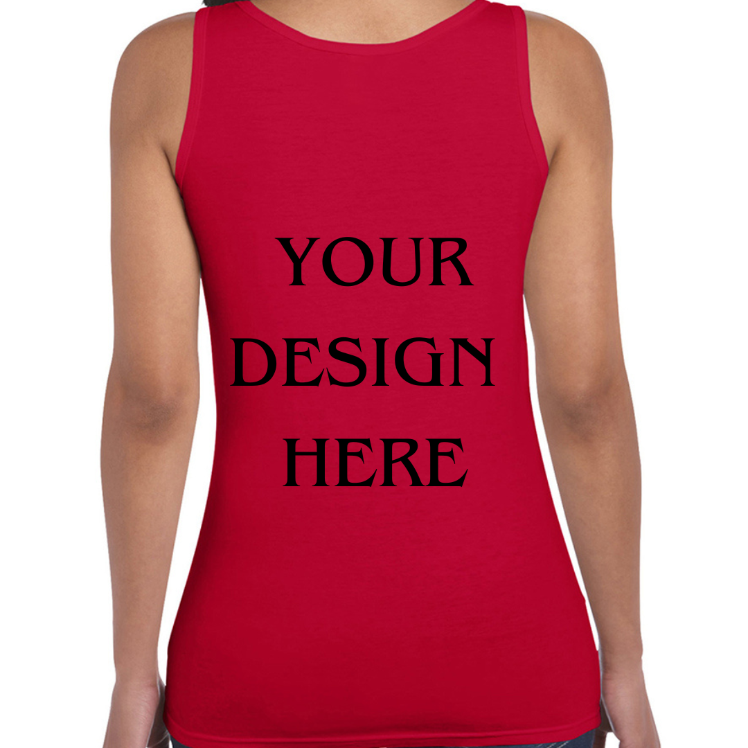 Personalised / Custom Design Ladies Vest / Tank Top