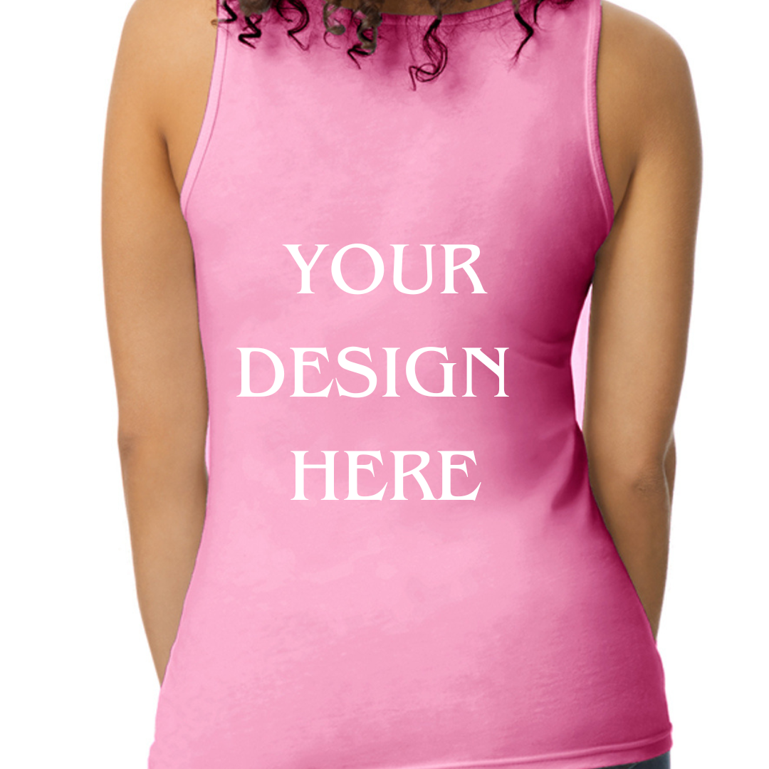 Personalised / Custom Design Ladies Vest / Tank Top