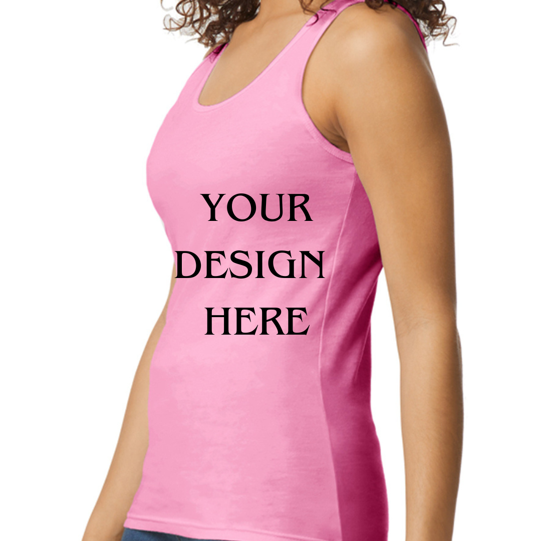 Personalised / Custom Design Ladies Vest / Tank Top