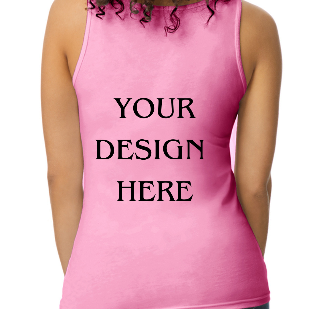 Personalised / Custom Design Ladies Vest / Tank Top