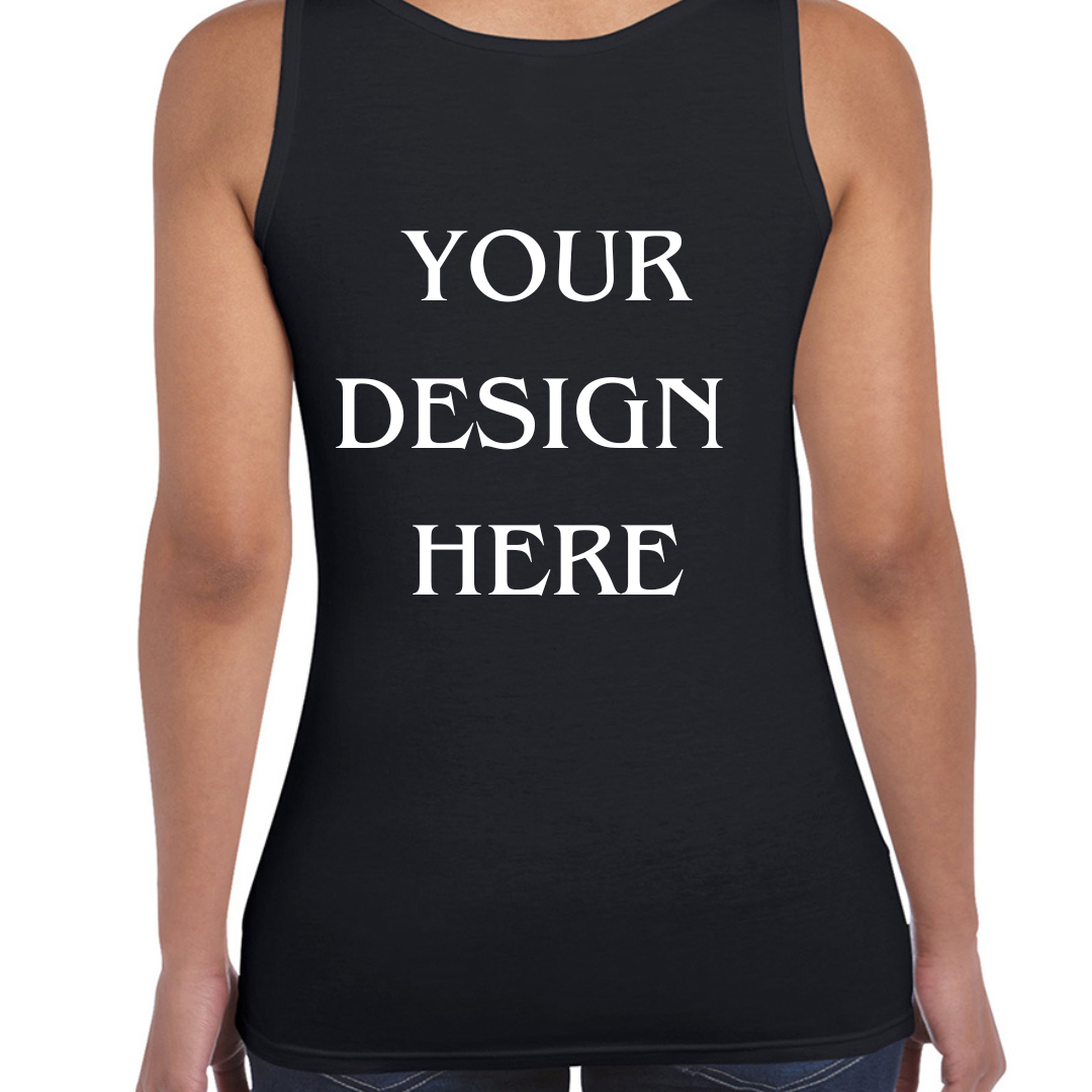 Personalised / Custom Design Ladies Vest / Tank Top