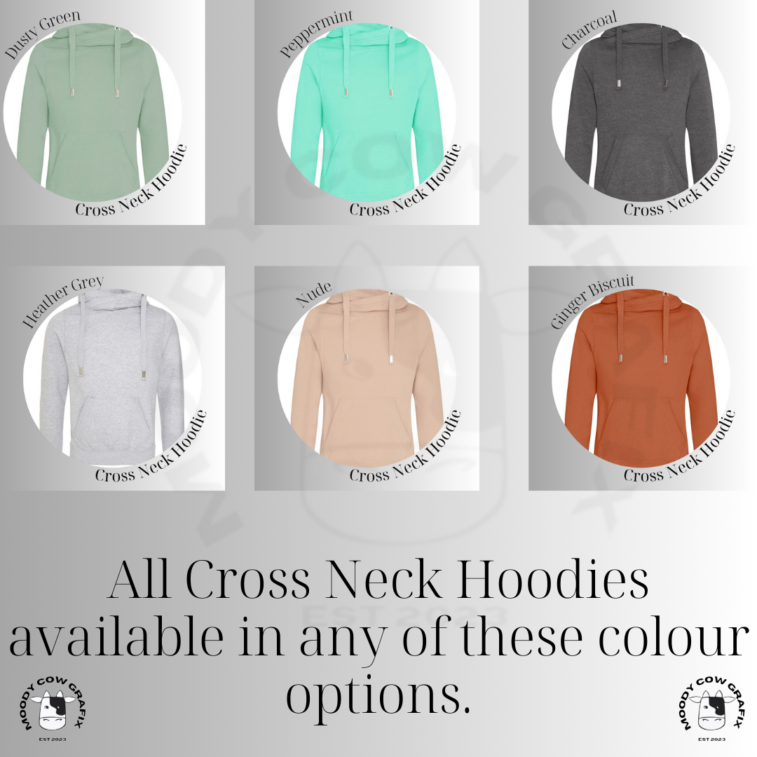 Custom Design - Cross Neck Hibernate Style Hoodie - Two for the Road 2026