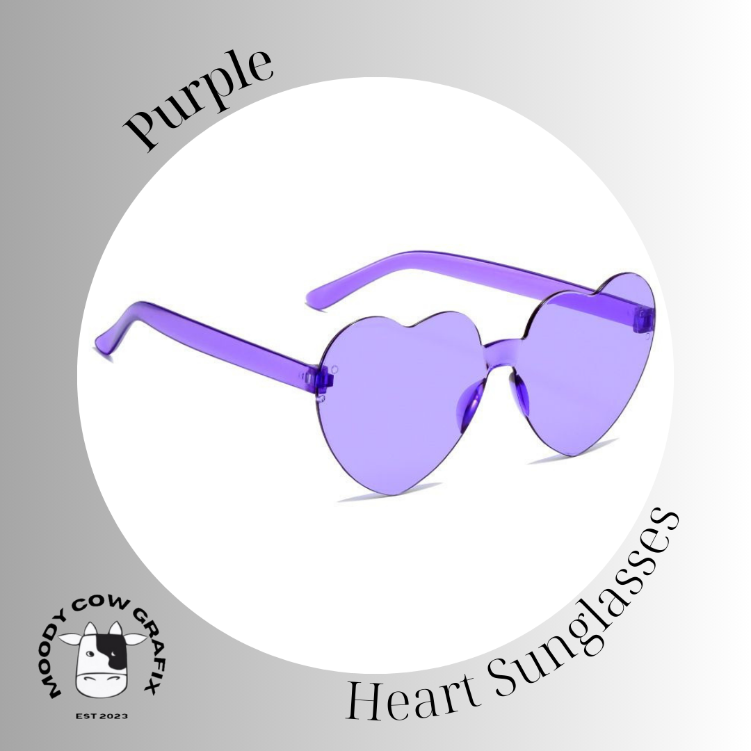 Personalised Heart Sunglasses - Arm Personalisation - The Circus - Summer 2026