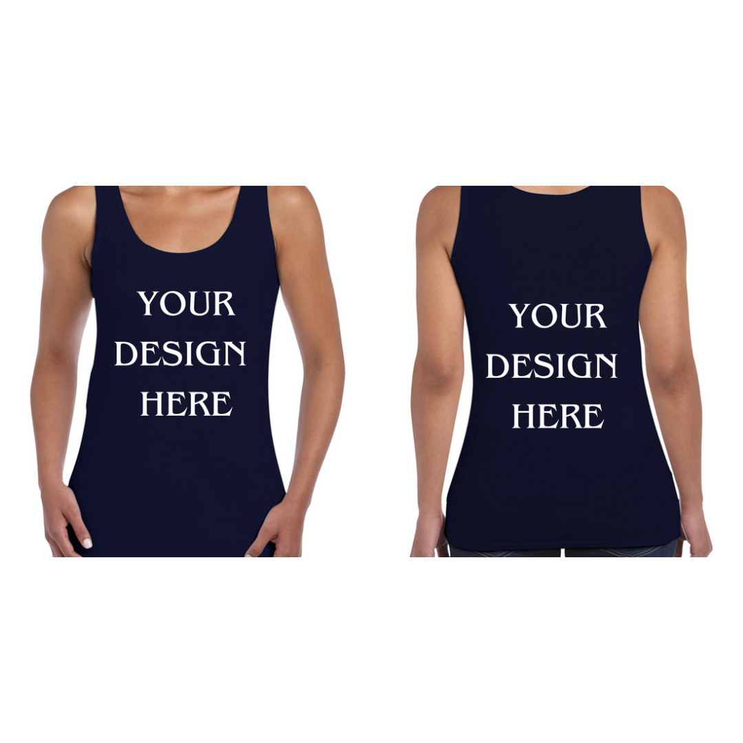 Personalised / Custom Design Ladies Vest / Tank Top