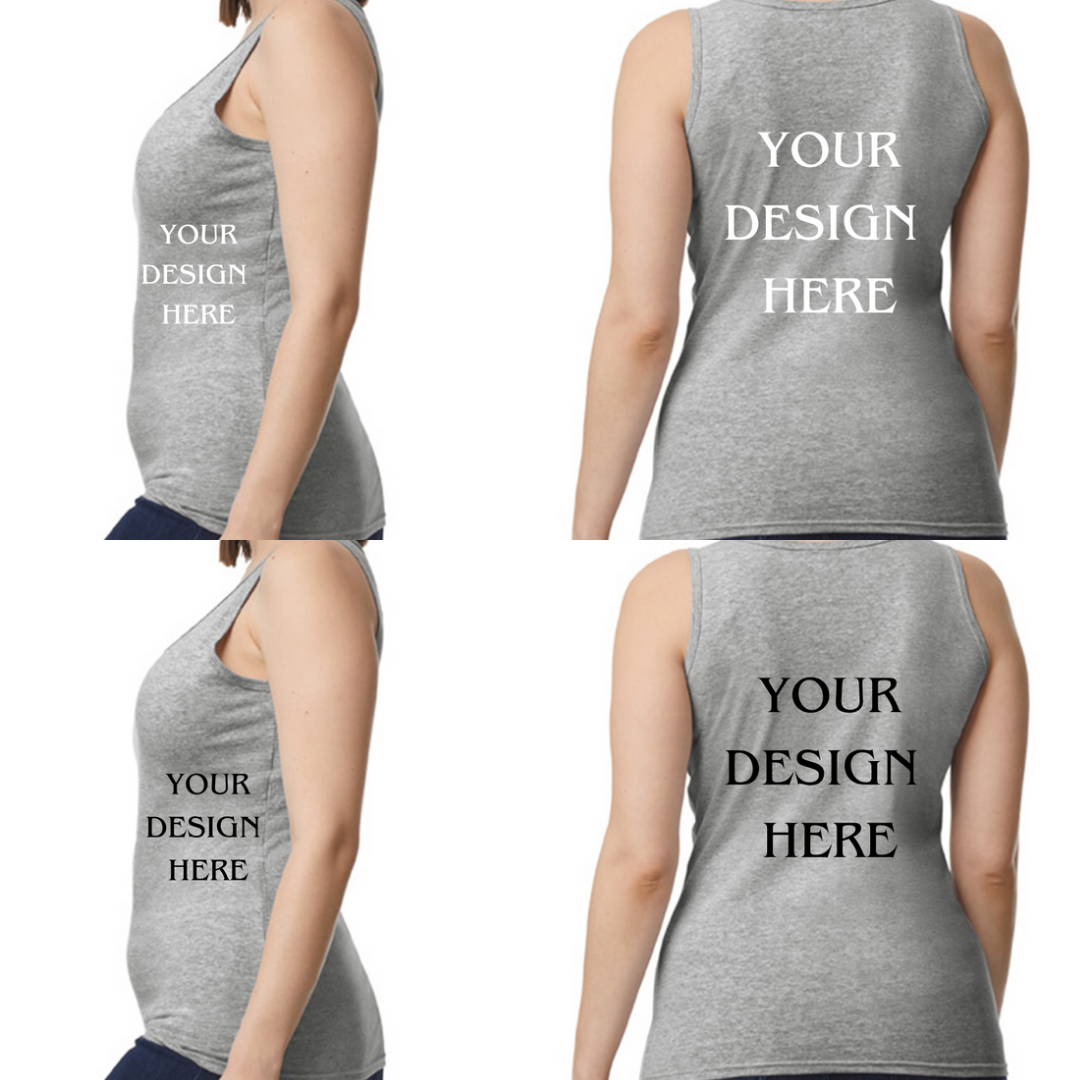 Personalised / Custom Design Ladies Vest / Tank Top