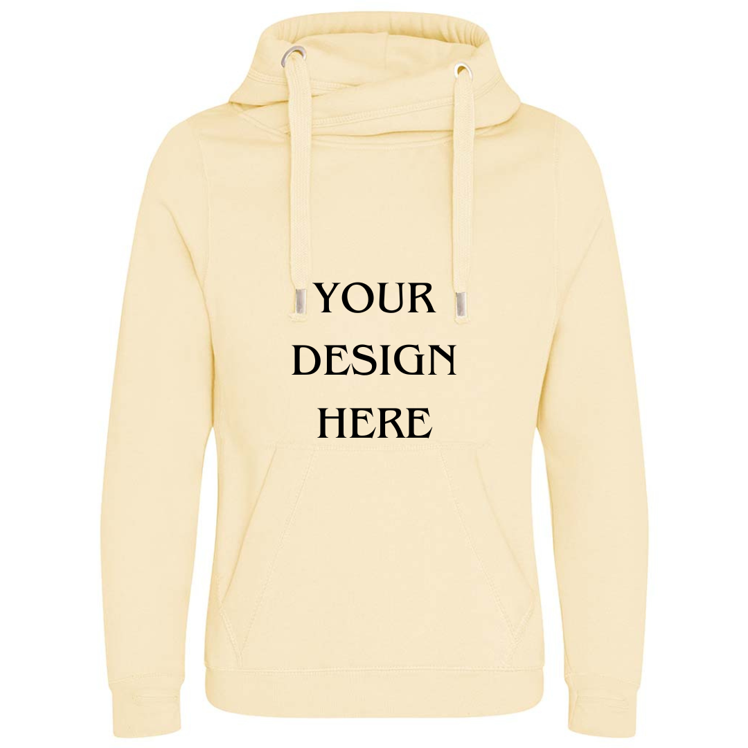 Personalised / Custom Design Cross Neck Hibernate Style Hoodie