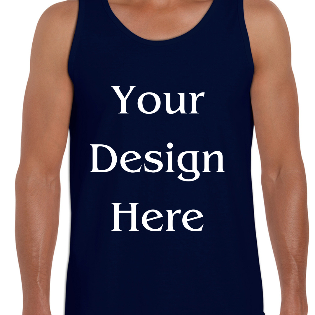 Personalised / Custom Design Mens Vest Top