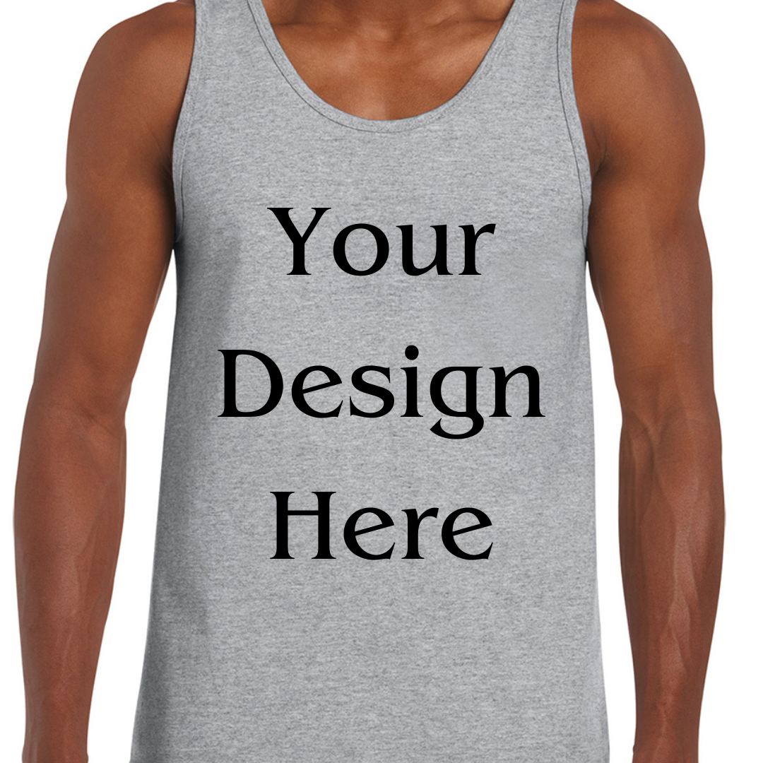 Personalised / Custom Design Mens Vest Top