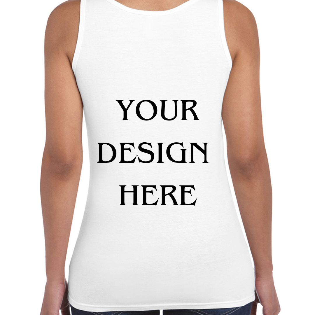 Personalised / Custom Design Ladies Vest / Tank Top