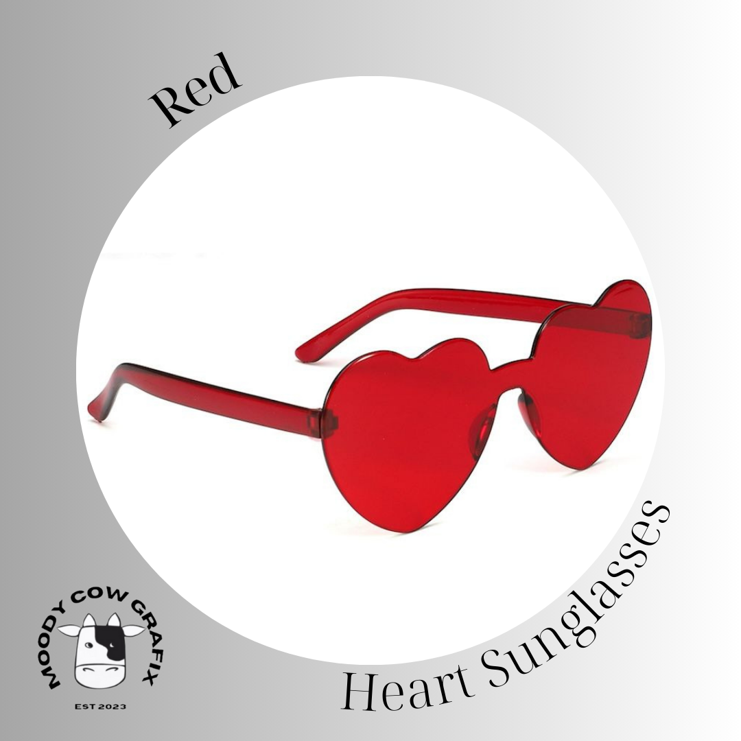 Personalised Heart Sunglasses - Arm Personalisation - The Circus - Summer 2026