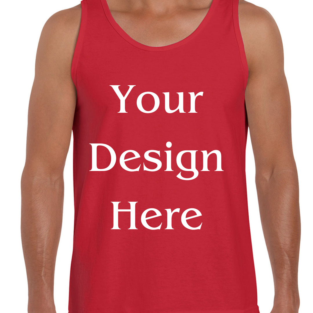 Personalised / Custom Design Mens Vest Top