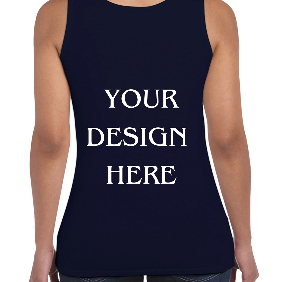 Personalised / Custom Design Ladies Vest / Tank Top