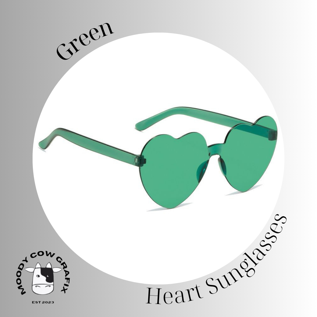 Personalised Heart Sunglasses - Arm Personalisation - The Circus - Summer 2026