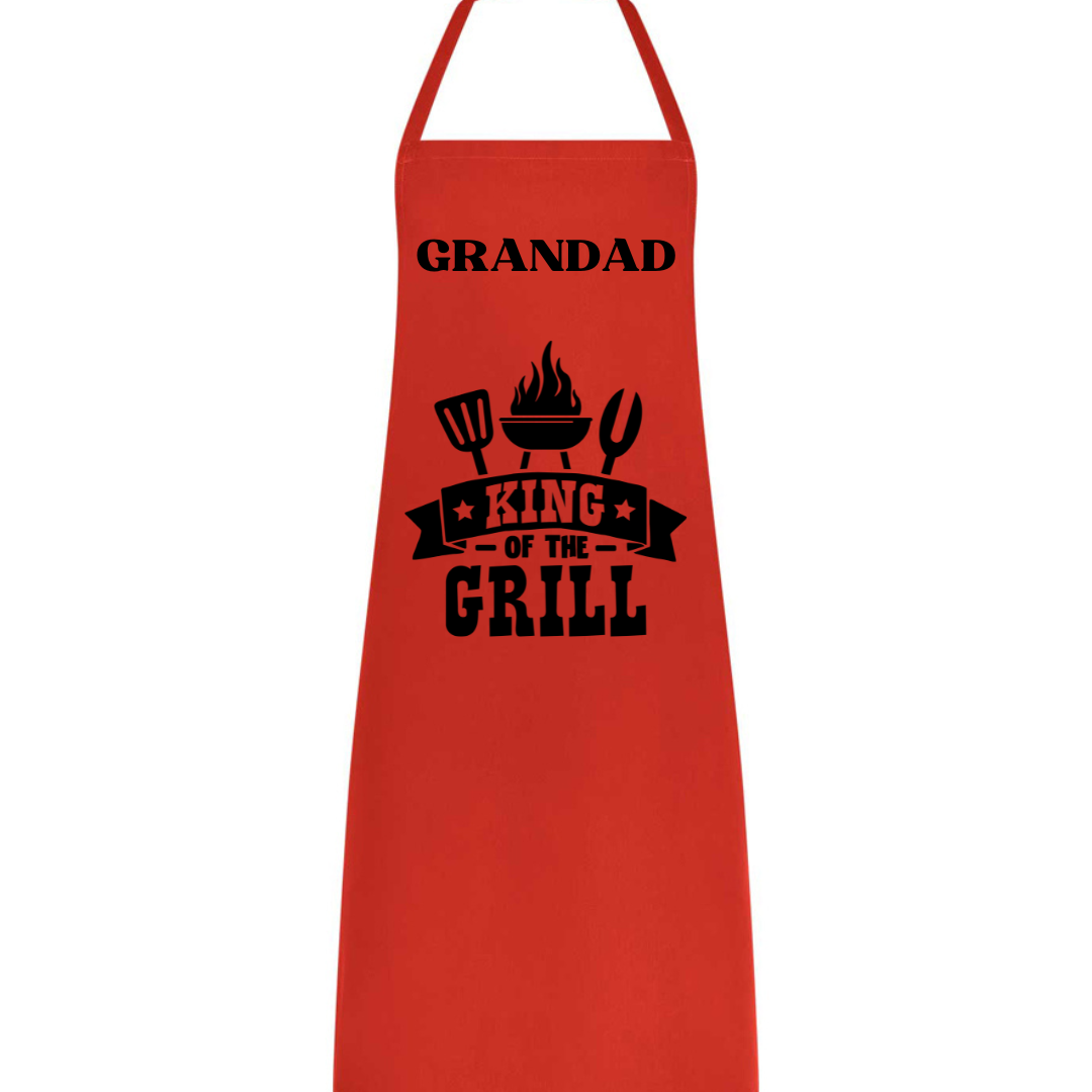 Dad / Papa / Grandad 'King of the Grill Apron