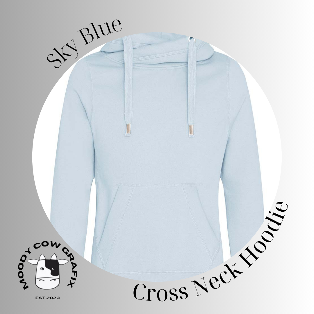 Custom Design - Cross Neck Hibernate Style Hoodie - Two for the Road 2026