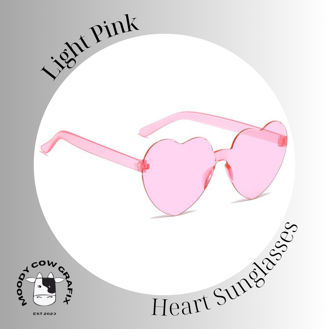 Personalised Heart Sunglasses - Arm Personalisation - The Circus - Summer 2026