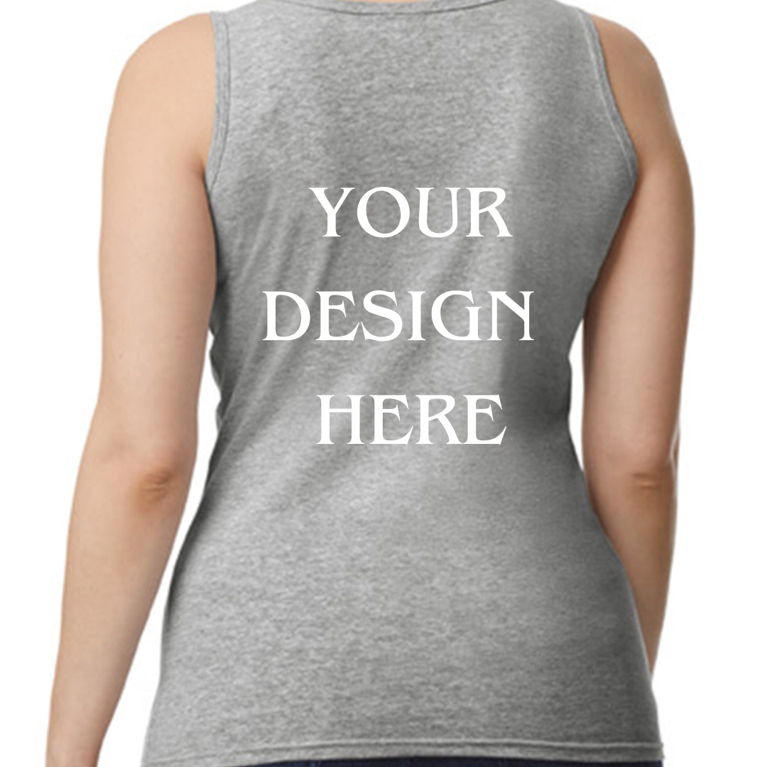 Personalised / Custom Design Ladies Vest / Tank Top