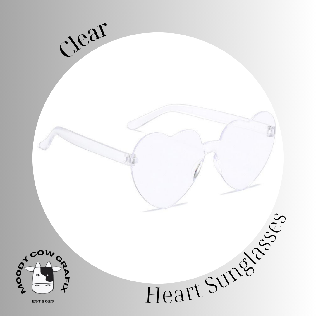 Personalised Heart Sunglasses - Arm Personalisation - The Circus - Summer 2026