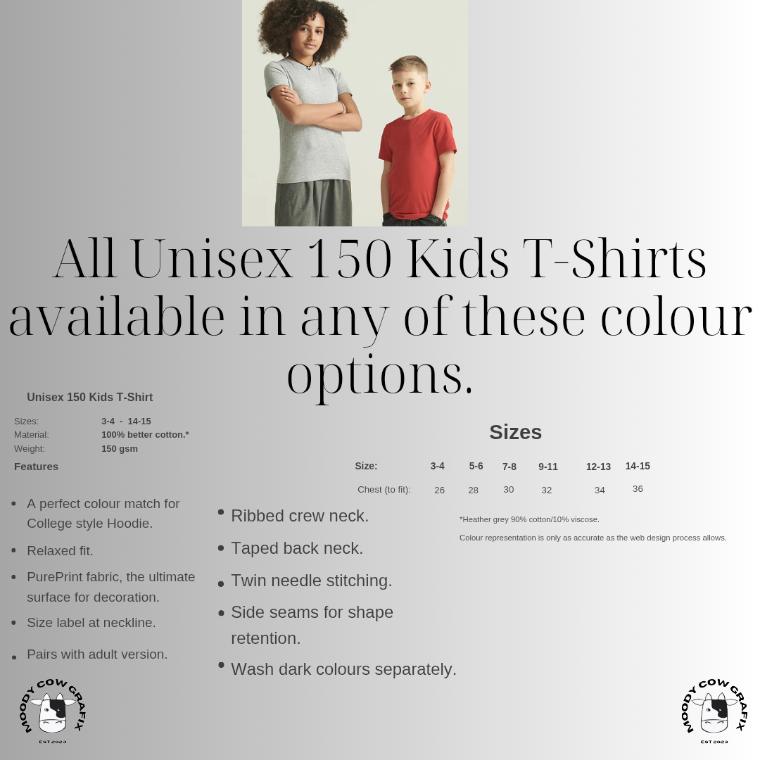 Custom Design Unisex 150 Kids T-Shirt - The Circus - Summer 2026