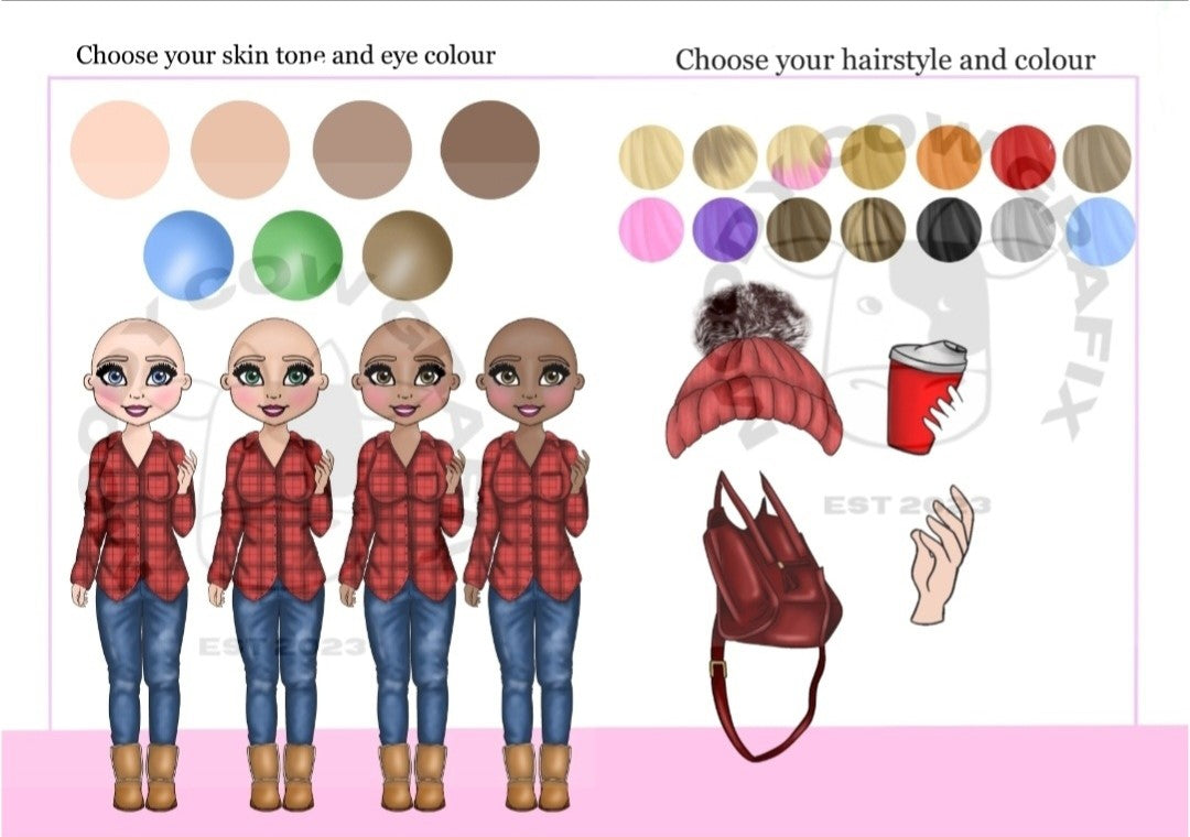 Personalised iPhone Character Phone Case