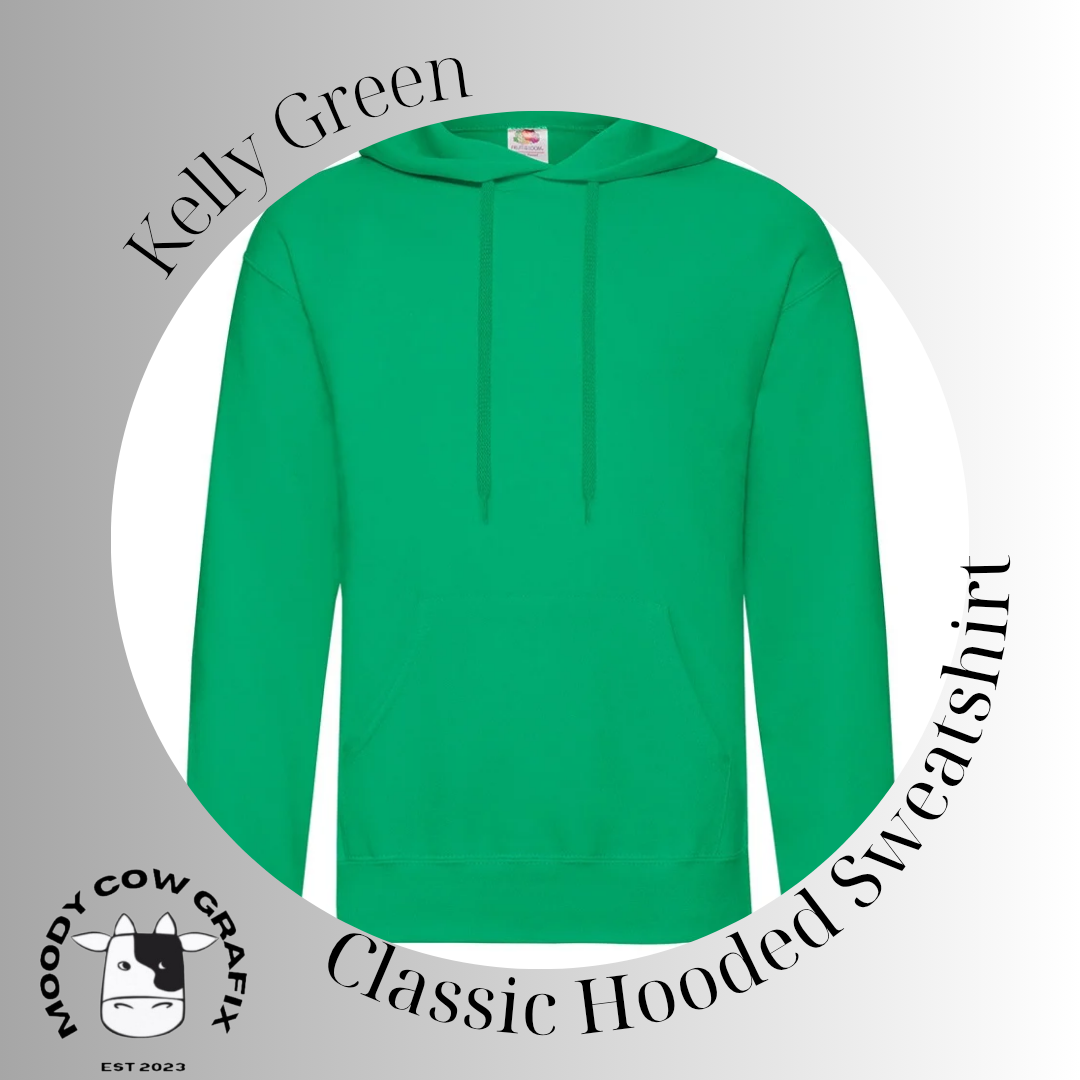Custom Design Unisex Classic Hooded Sweatshirt Bright Colours - The Club is Alive 2025.