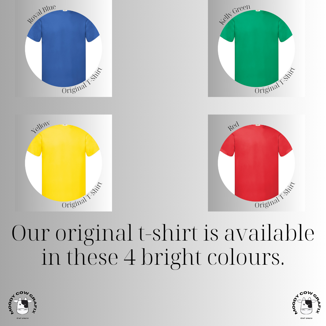 Custom Design Unisex Original T-Shirt Bright Colours - The Club is Alive 2025.
