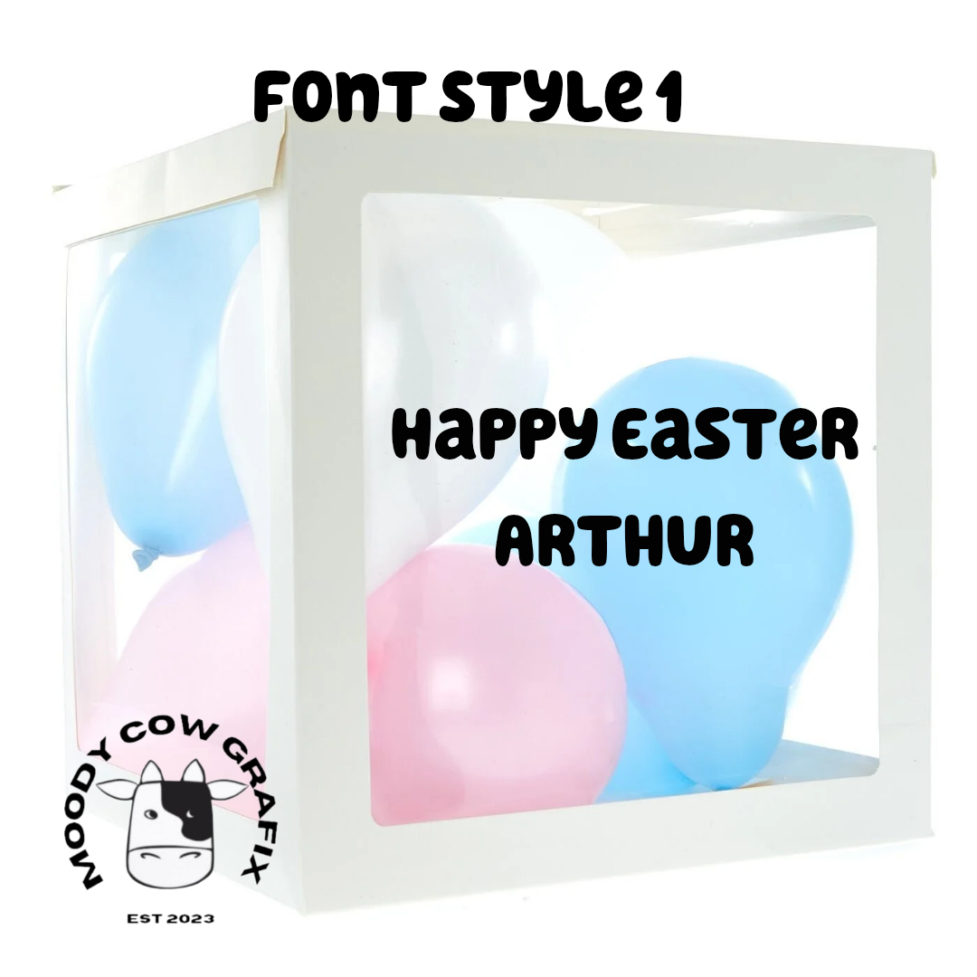 Easter Balloon Boxes