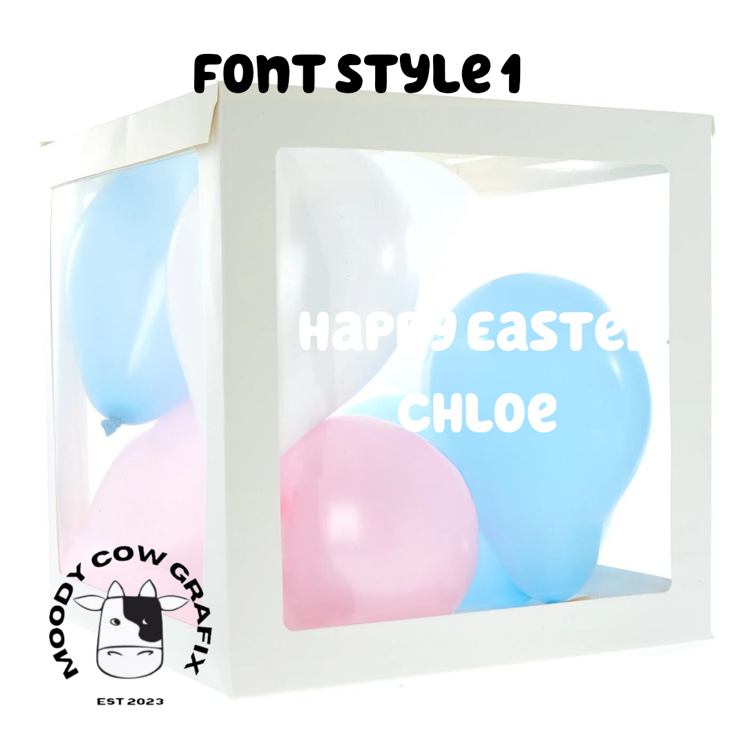 Easter Balloon Boxes