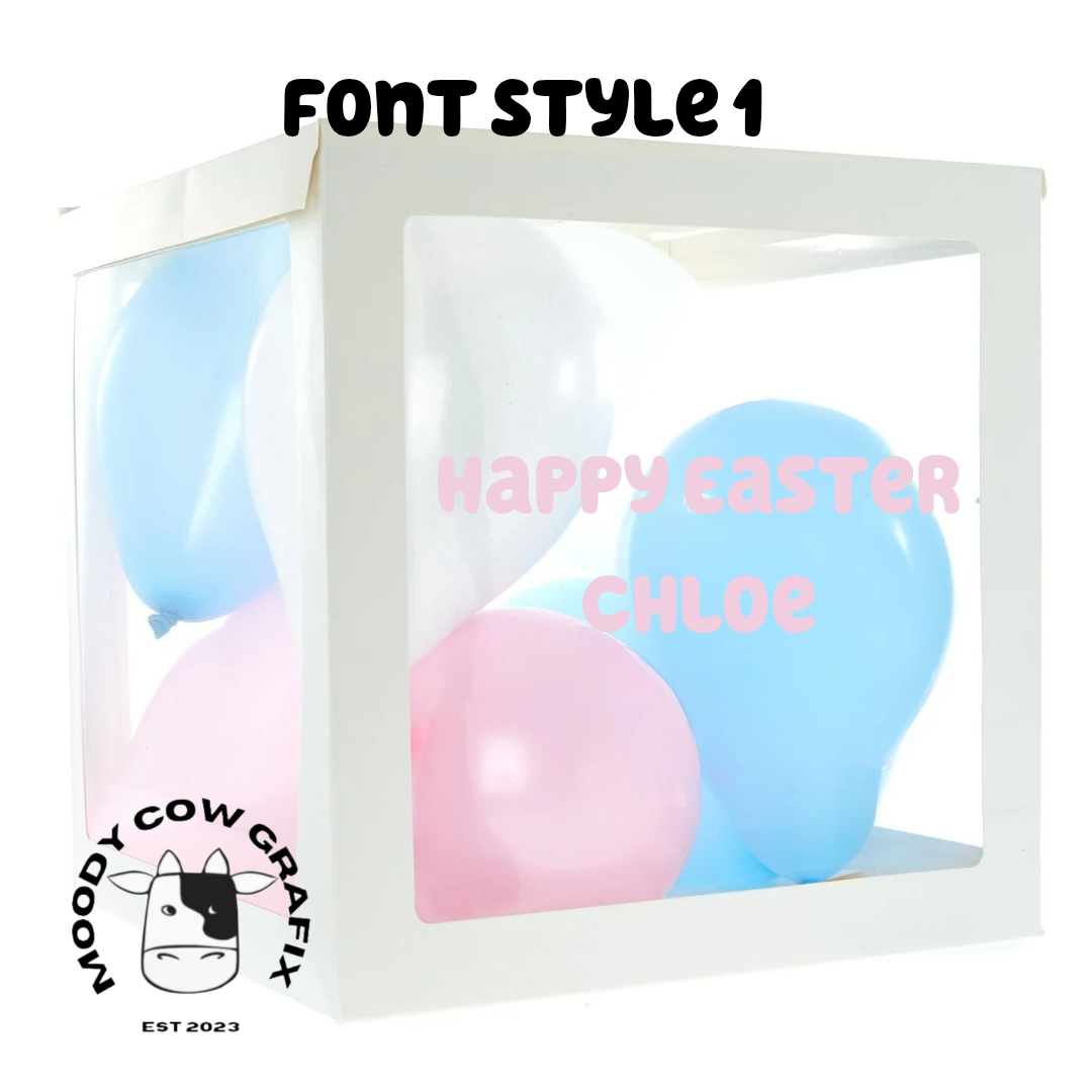 Easter Balloon Boxes