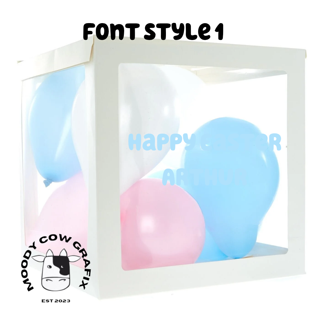 Easter Balloon Boxes
