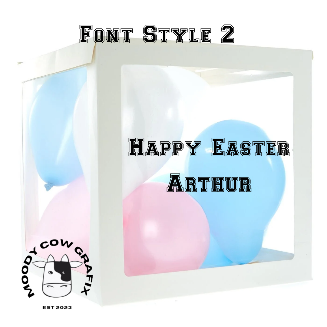 Easter Balloon Boxes