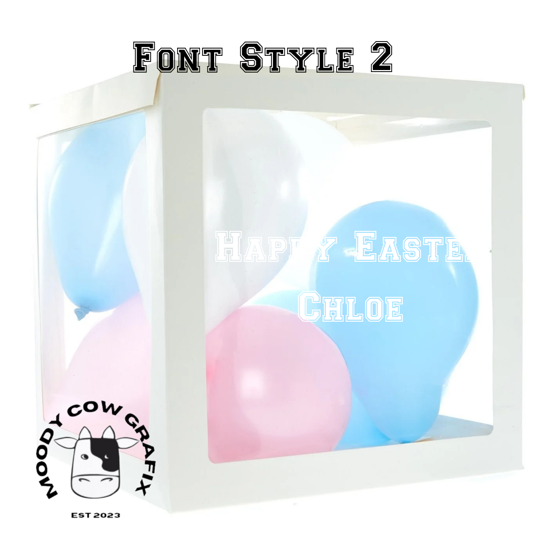Easter Balloon Boxes