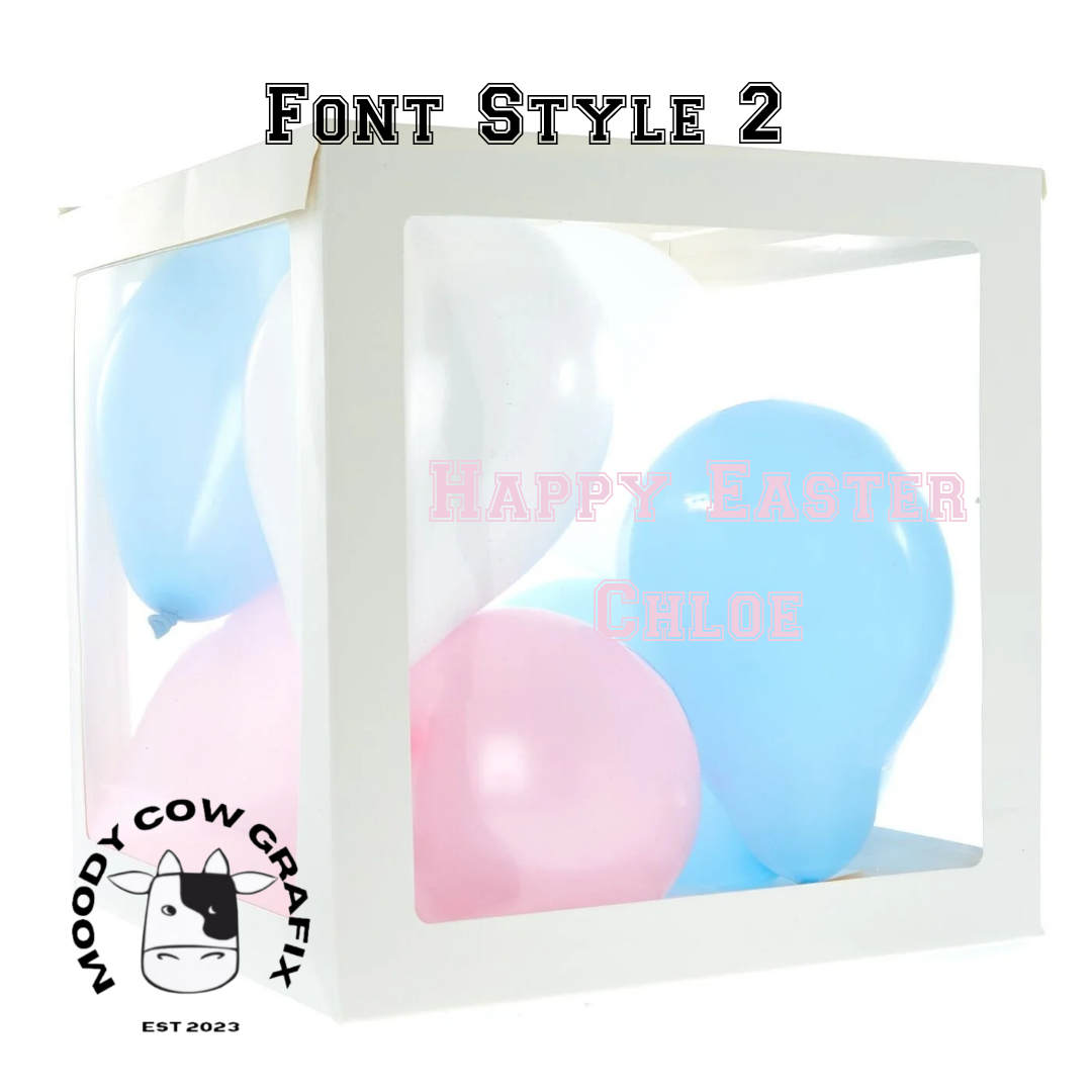 Easter Balloon Boxes