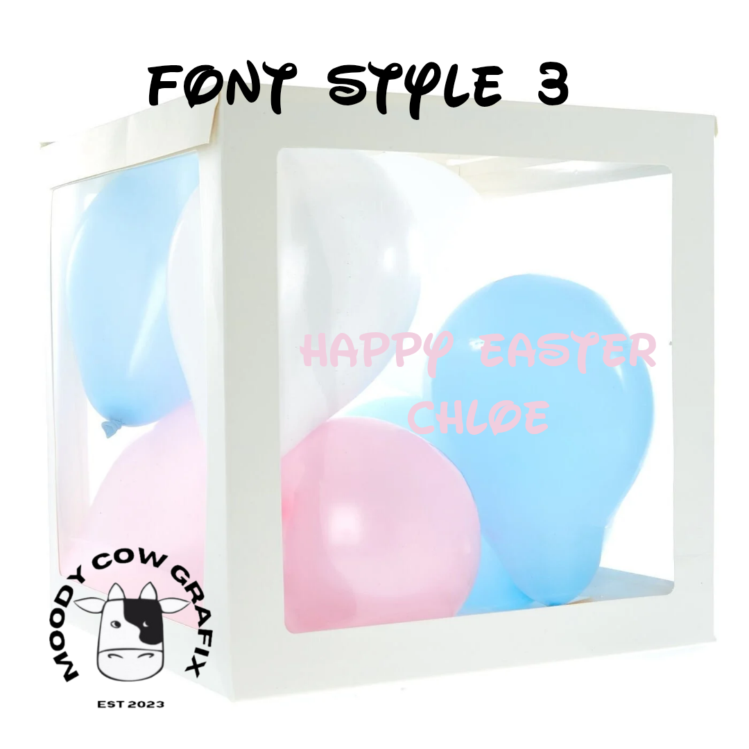 Easter Balloon Boxes