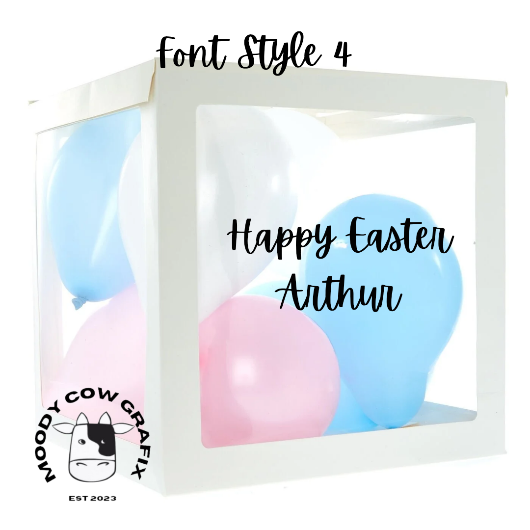 Easter Balloon Boxes