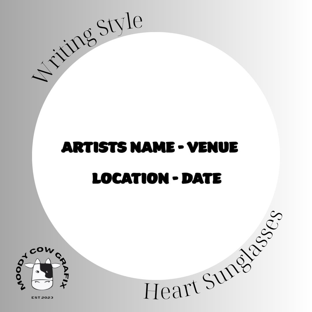 Personalised Heart Sunglasses - Arm Personalisation - The Circus - Summer 2026