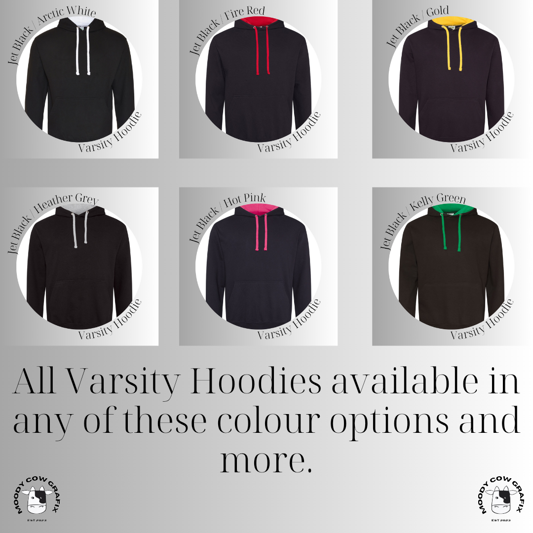 Custom Design Unisex Varsity Hoodie - The Ultimate Face Off 2025