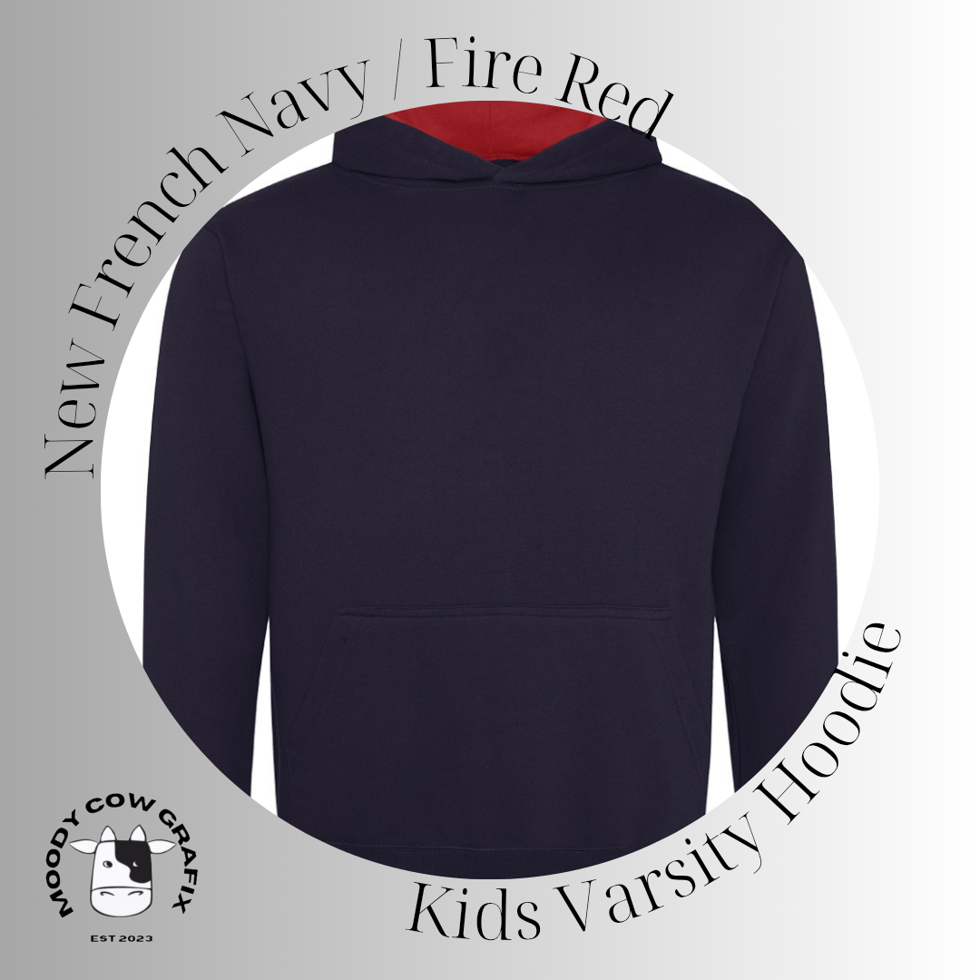 Custom Design Kids Varsity Hoodie - The Ultimate Face Off 2025