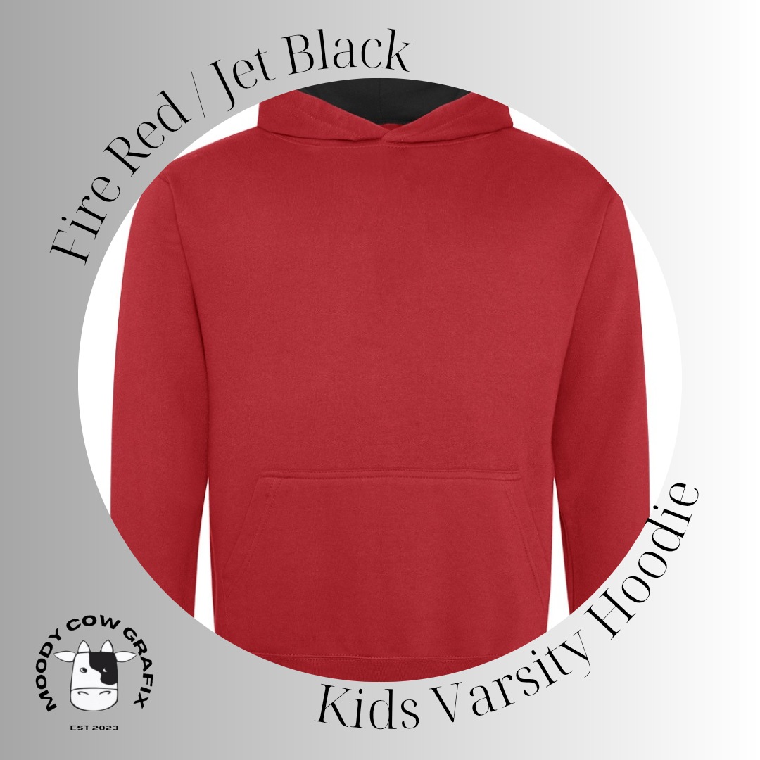 Custom Design Kids Varsity Hoodie - The Ultimate Face Off 2025