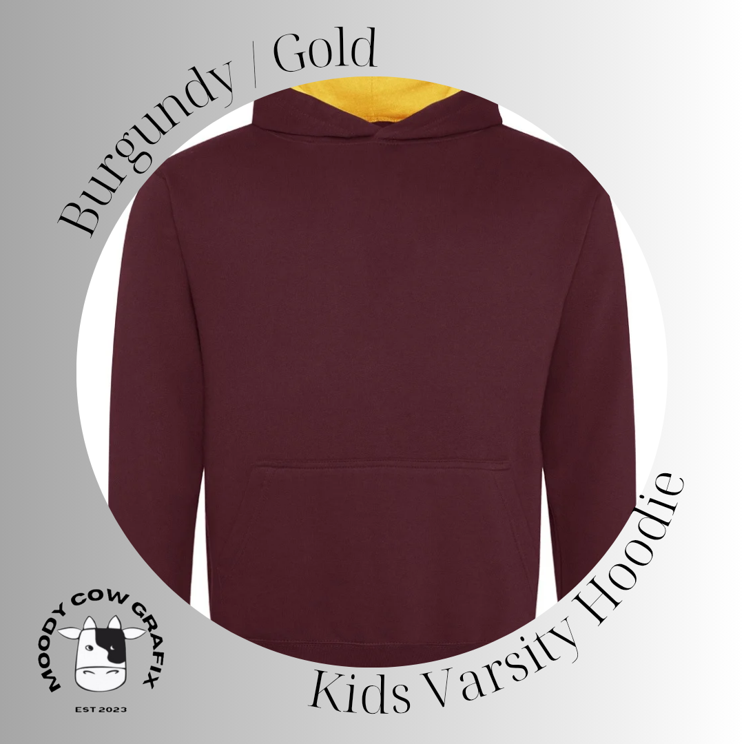Custom Design Kids Varsity Hoodie - The Ultimate Face Off 2025