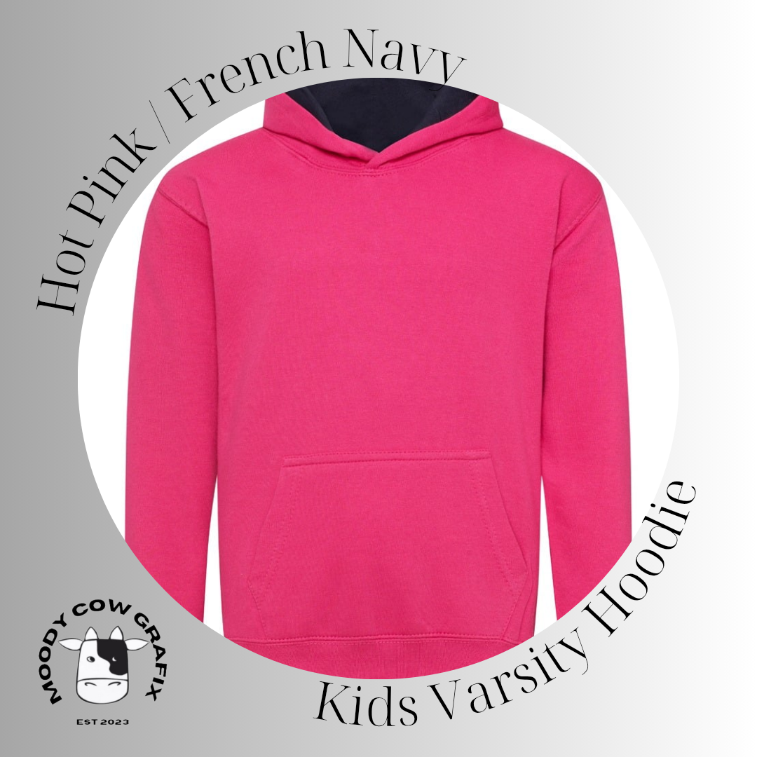 Custom Design Kids Varsity Hoodie - The Ultimate Face Off 2025