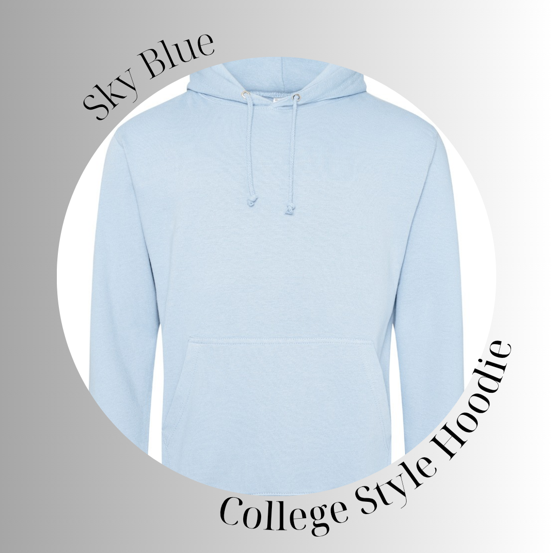 Custom Design Unisex College Hoodie - Keep on Movin' 2025