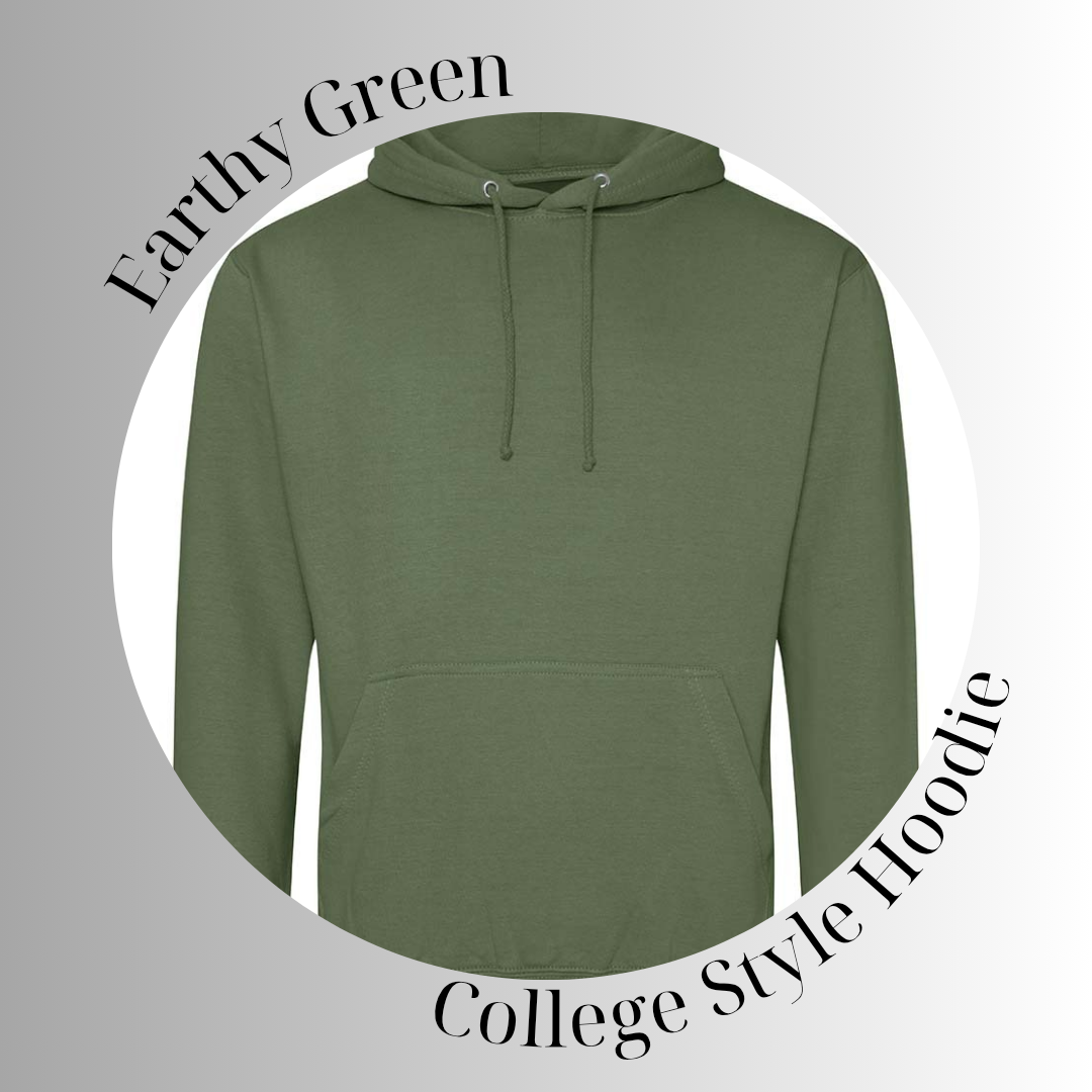 Custom Design Unisex College Hoodie - Keep on Movin' 2025
