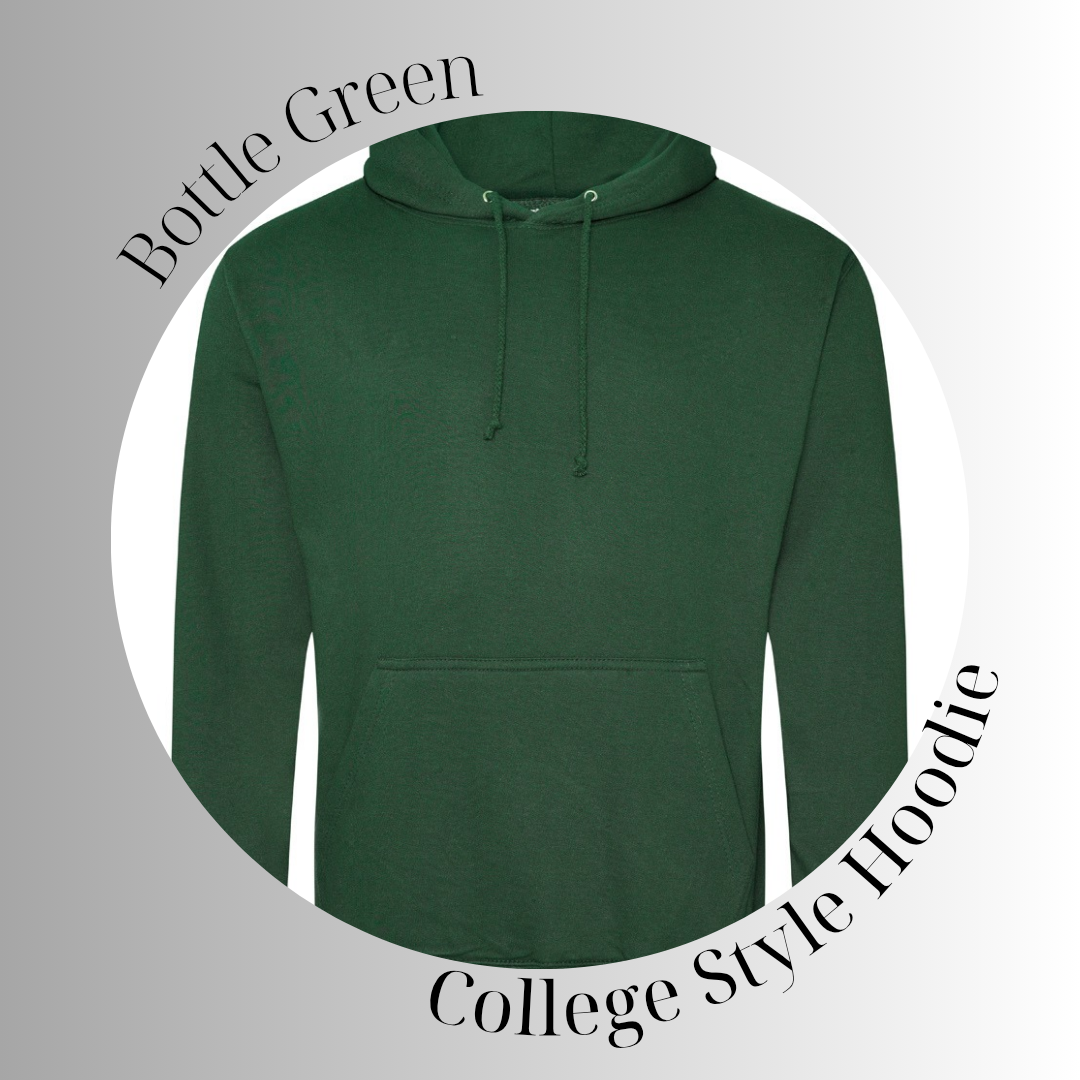 Custom Design Unisex College Hoodie - Keep on Movin' 2025
