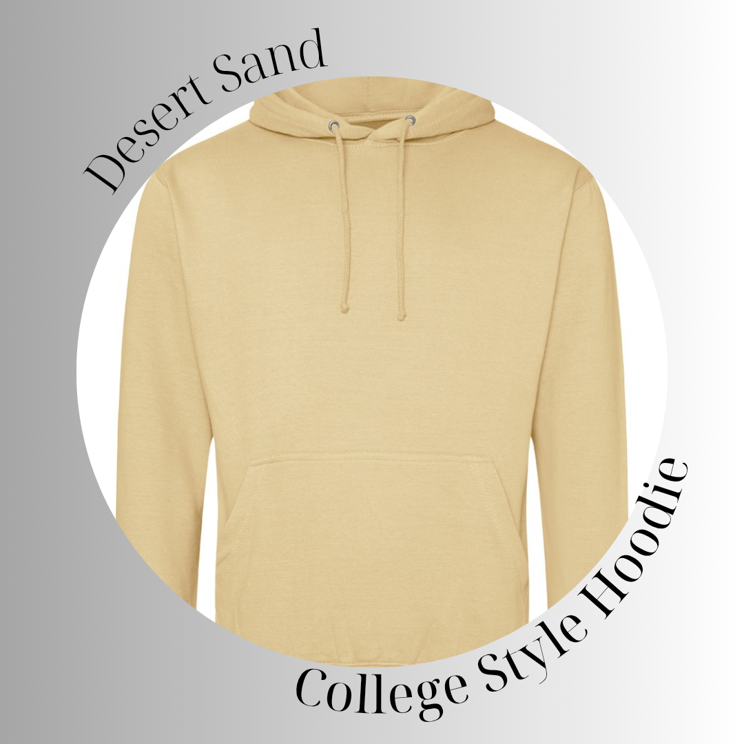 Custom Design Unisex College Hoodie - Keep on Movin' 2025